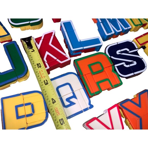 Alphabet alpha bots transformer figures 21 Letters - Picture 3 of 10